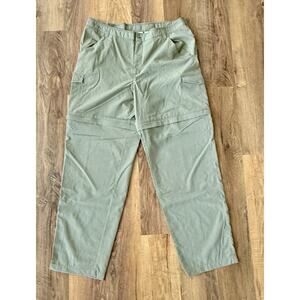 Columbia PFG Pants Men's Size XL Convertible Omni-Shade‎ Khaki Brown Nylon EUC
